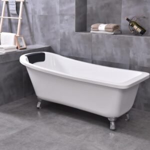 Antique Bathtub with Headrest