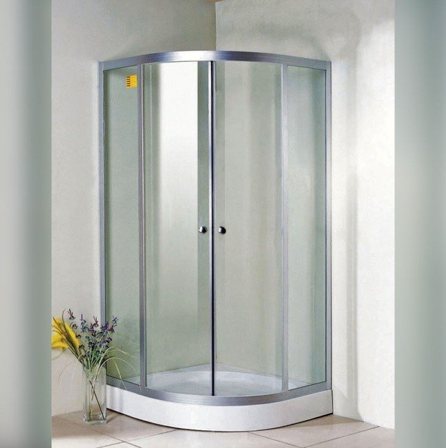 Toughened glass Shower enclosure (round) - Image 2